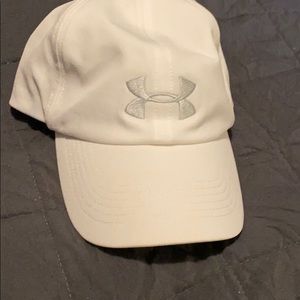 White women’s UA hat